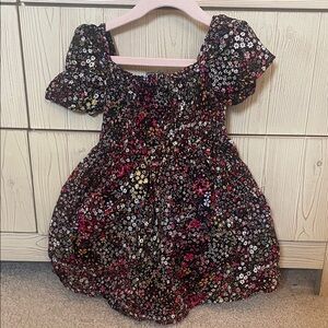 GAP Kids like new condition Floral Puff Sleeve Dress